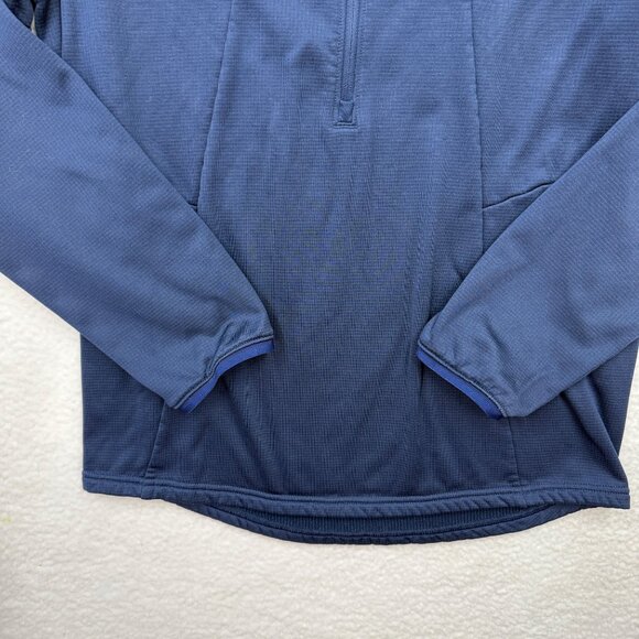 Under Armour Coldgear Half Zip Pullover Navy Blue Outdoor Activwear Mens M - Picture 3 of 10